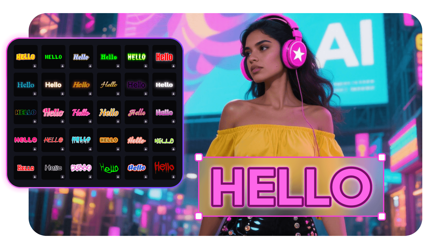 Animate Text with WordArt and Styles