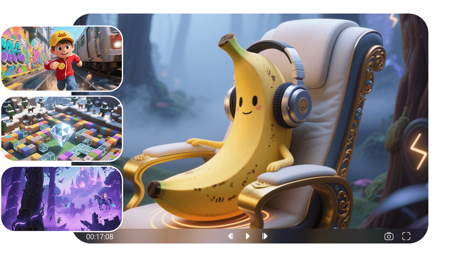 Transform Text to Brainrot Video in Different Backgrounds