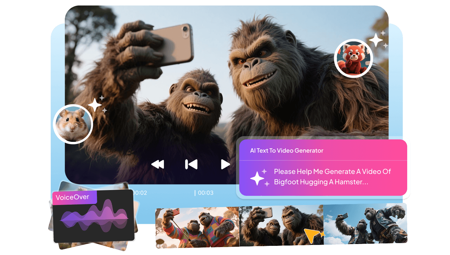 AI-generated Viral Vlog Video