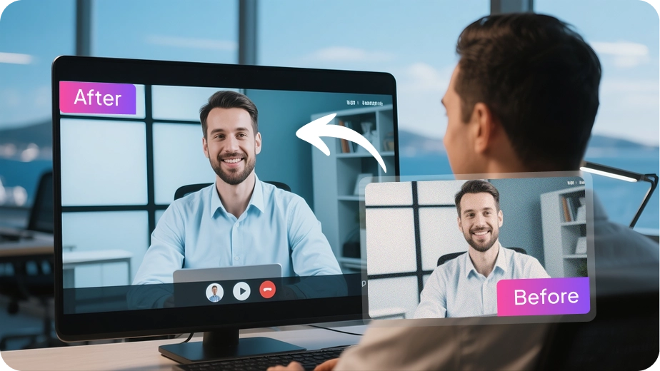enhance meeting video