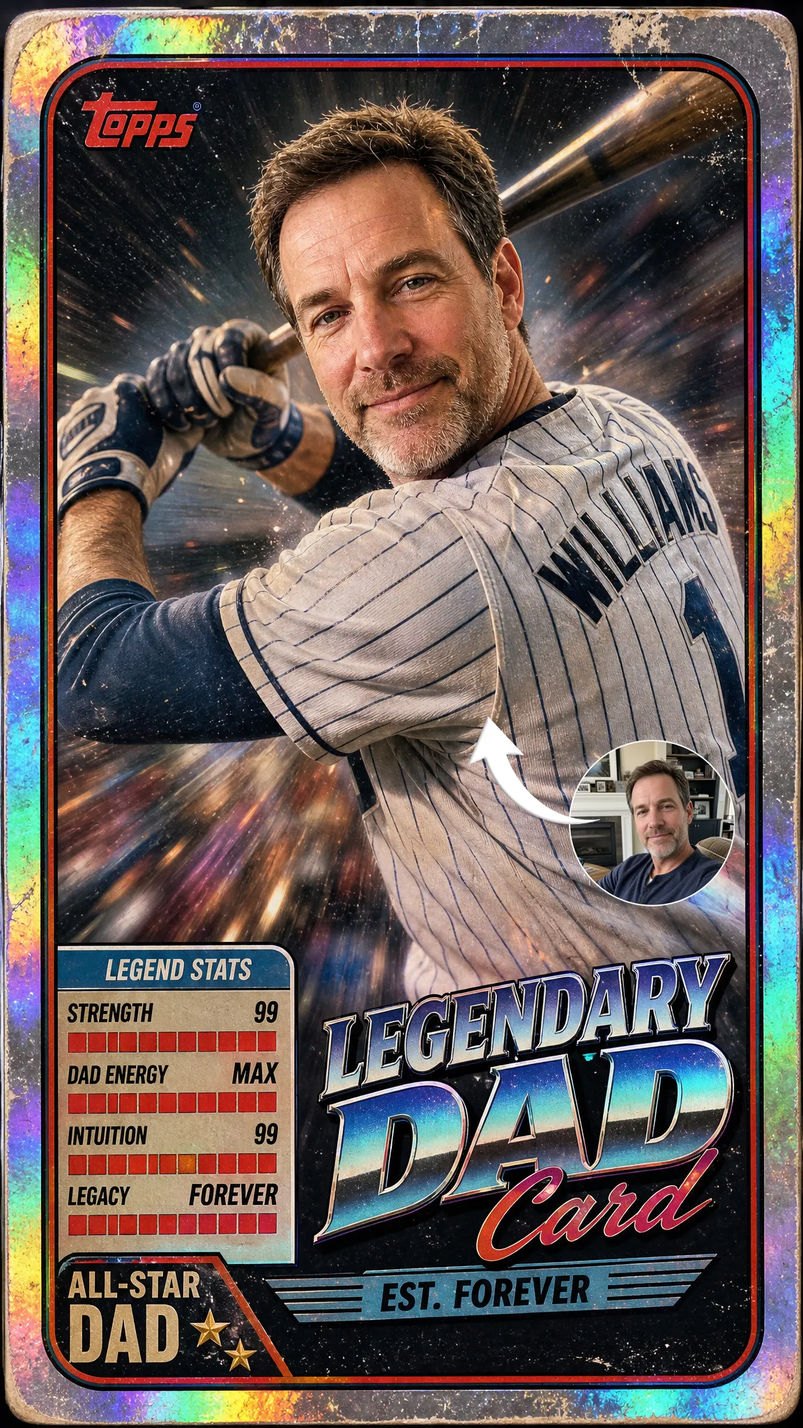 Dad Legend Card
