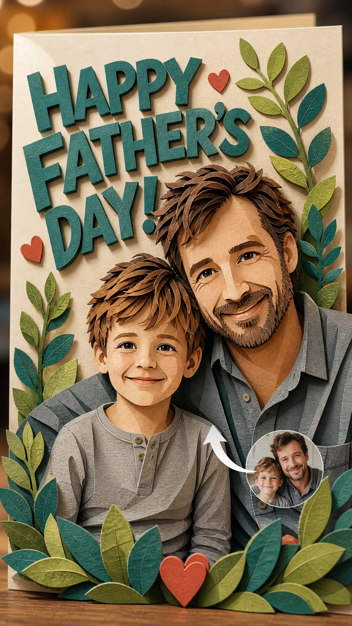 Paper Dad Card