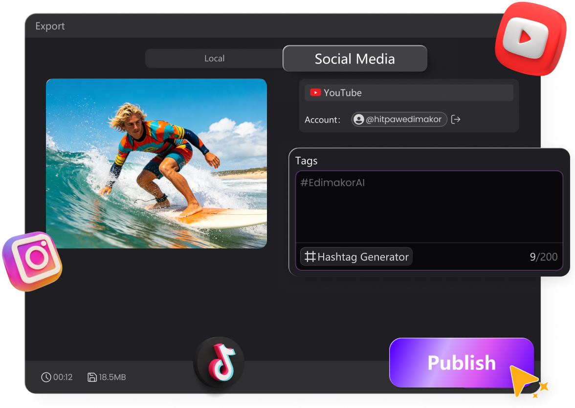 Share Your Video to Get 40 Free AI Credits!