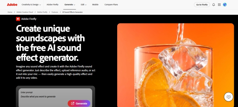 Adobe Firefly AI Audio Tools