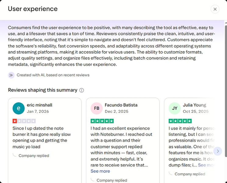 noteburner trustpilot reviews