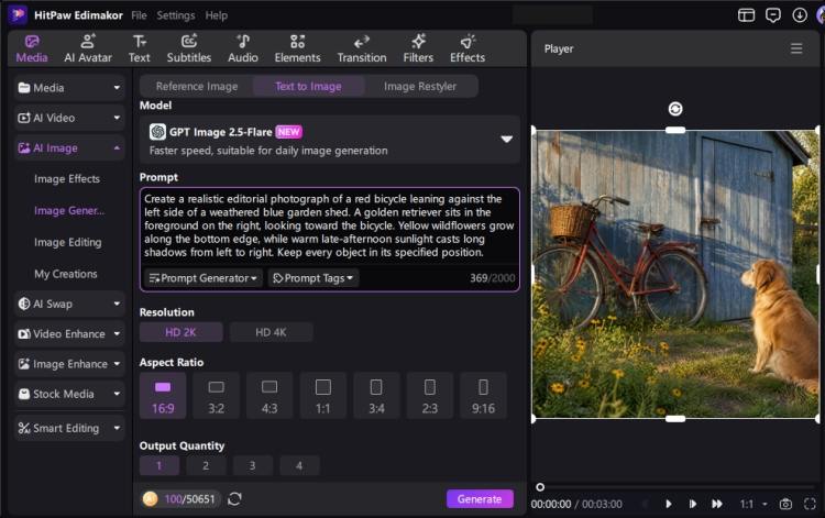 Step 3 generate and compare side-by-side results of Nano Banana 2.1 vs GPT Image 2.5