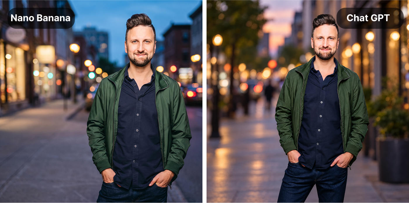 Targeted image editing performance comparison for Nano Banana 2.1 vs GPT Image 2.5