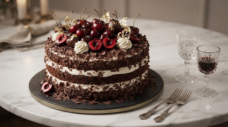 black forest cake