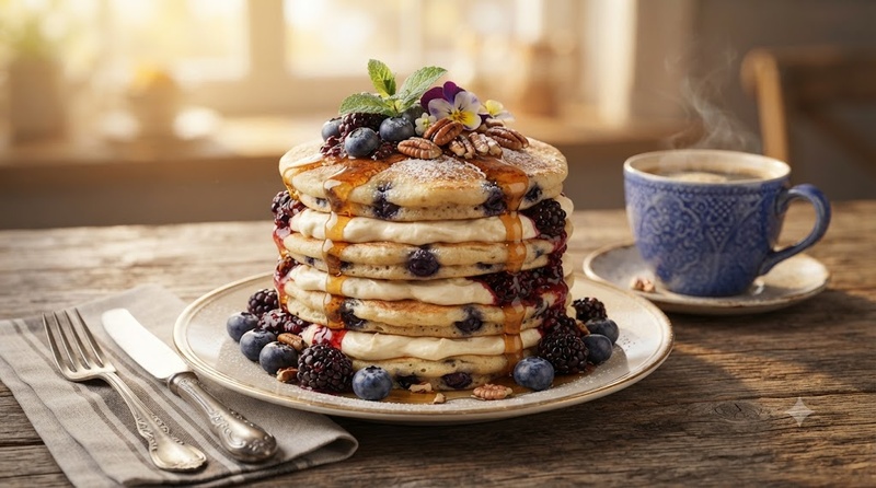 blueberry pancakes