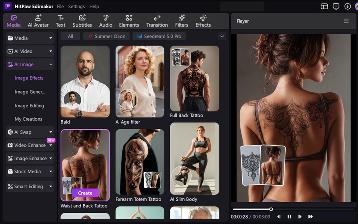 Bonus Step Tattoo Placement Preview and Try on