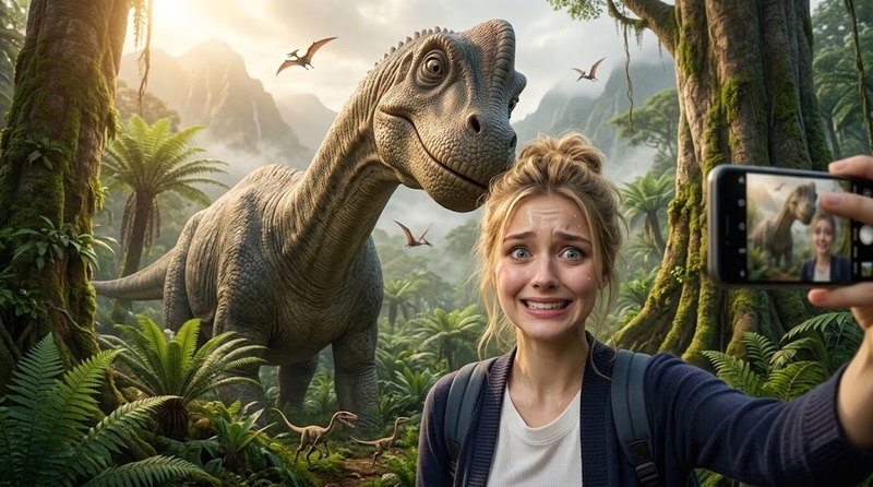 chatgpt dinosaur encounter prompt