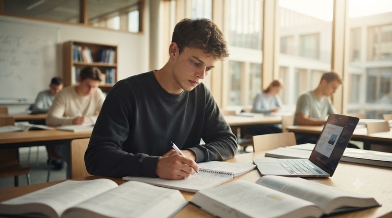 classroom study session