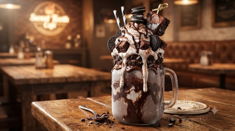 cookies and cream milkshake