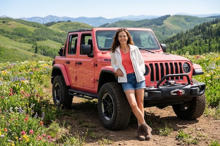 coral pink jeep wrangler