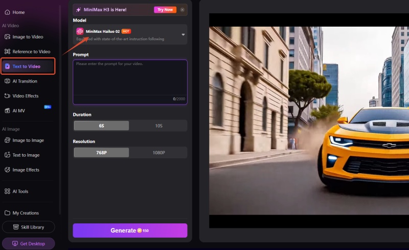 edimakor ai video generator dashboard