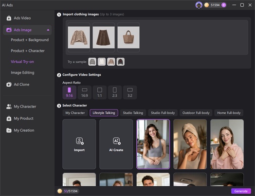 edimakor virtual try on feature