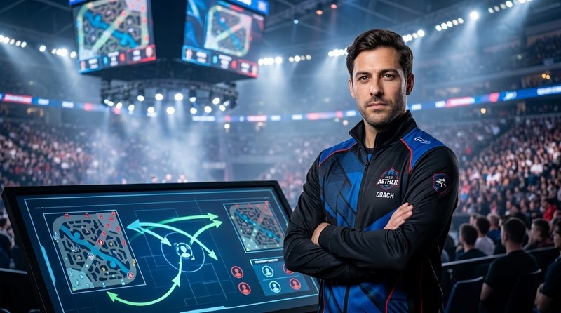 esports coach portrait