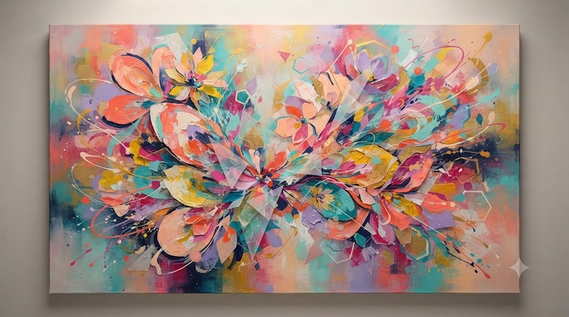 floral abstract fusion
