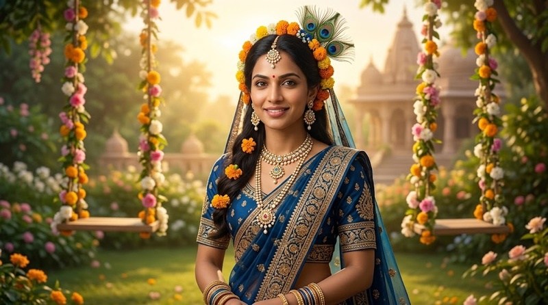 girl as radha