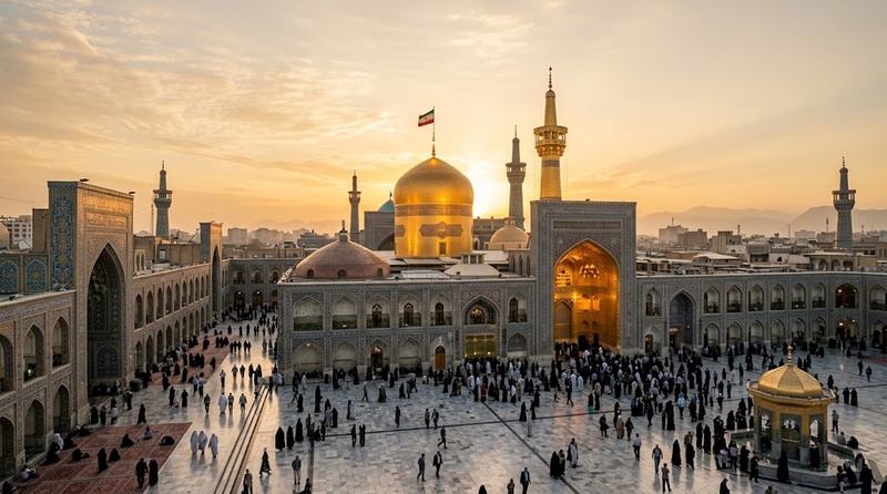 golden dome at sunrise
