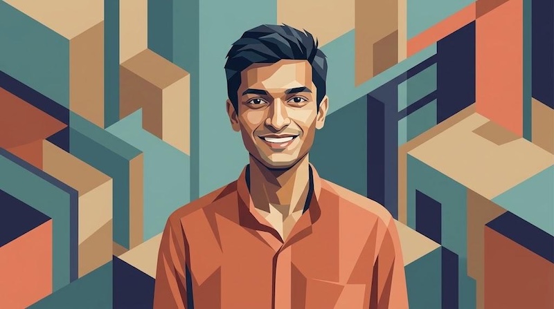isometric vector portrait
