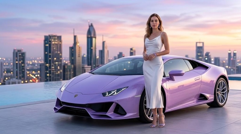 lavender lamborghini dream