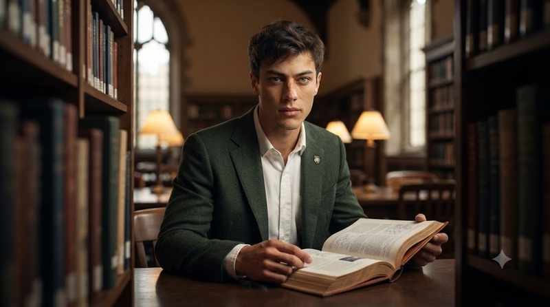 library academic look