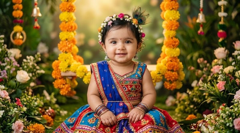 little radha baby girl
