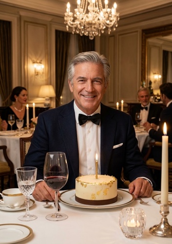 Happy birthday papa photo prompt luxury birthday portrait