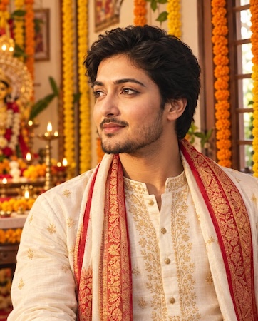 man in traditional kurta