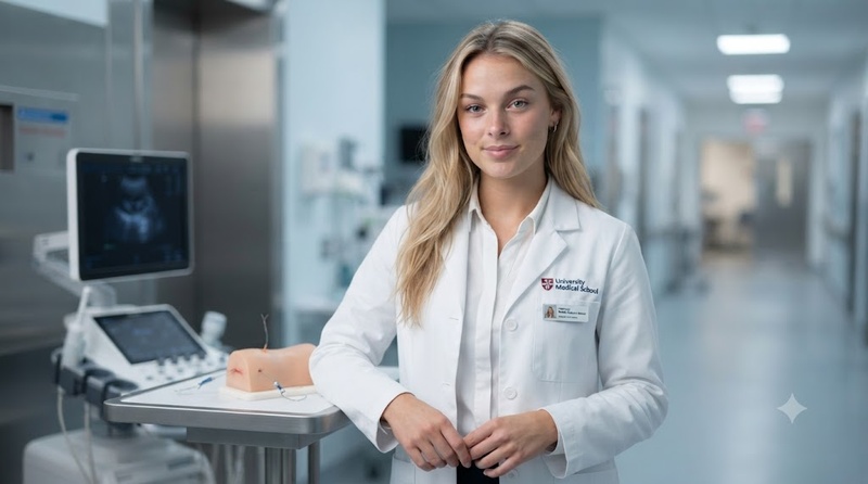 medical studen portrait