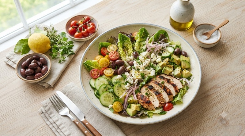 mediterranean salad bowl