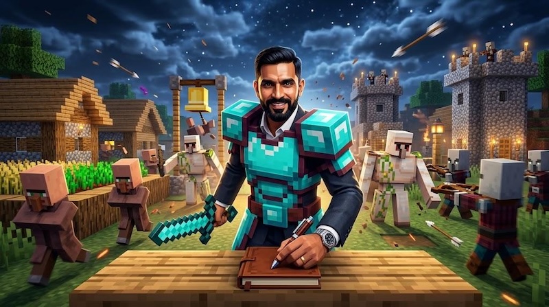 minecraft village raid
