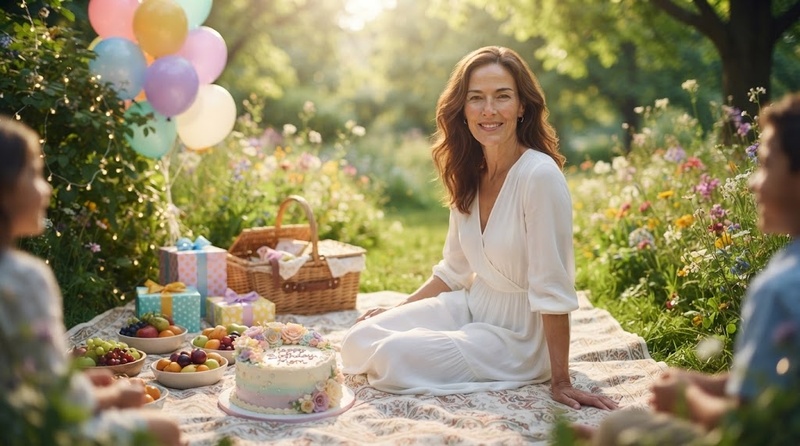 mom birthday picnic