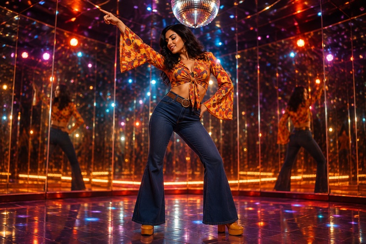 retro disco dance