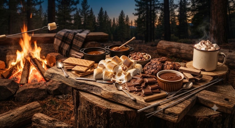 s’mores dessert board