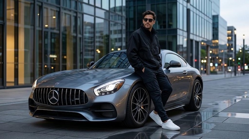trending car ai photo editing prompt