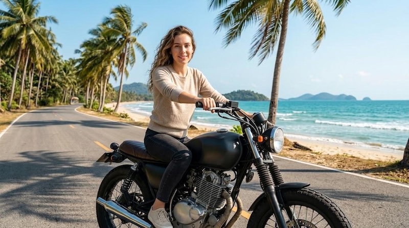 tropical beach rider