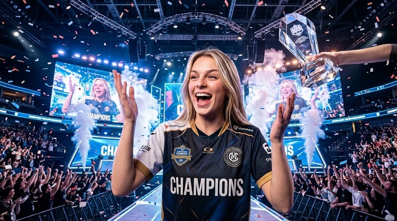 victory celebration scene prompt