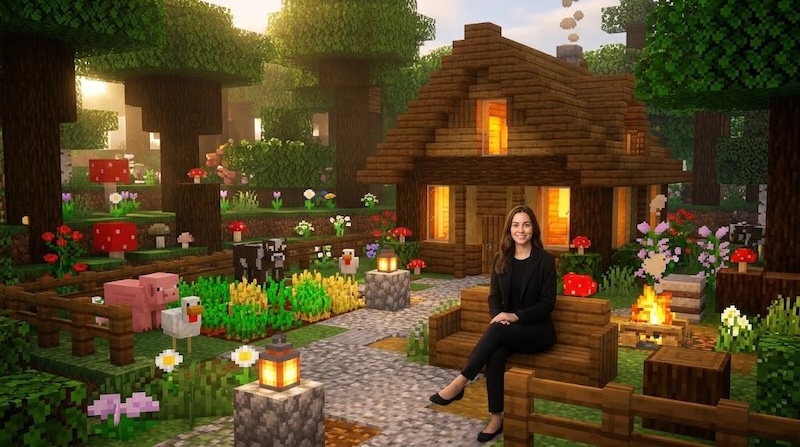 woodland cottage image