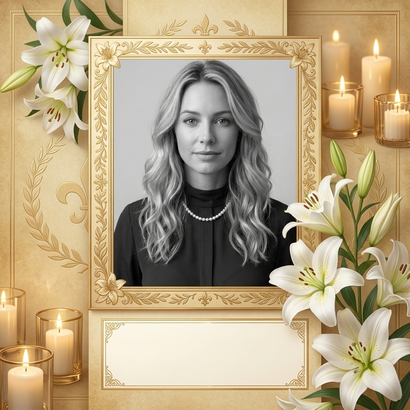 ai prompts for funeral photo memorial posters