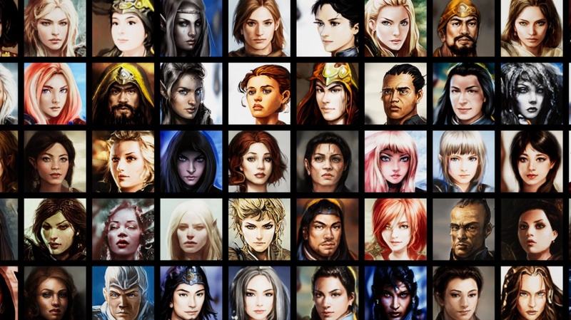 anime rpg characters prompt