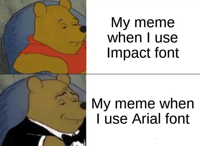 best meme fonts arial black modern alternative