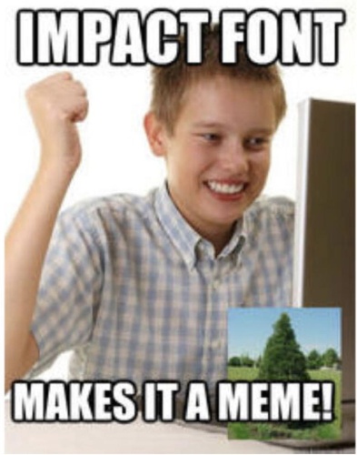 best meme fonts impact the classic meme font