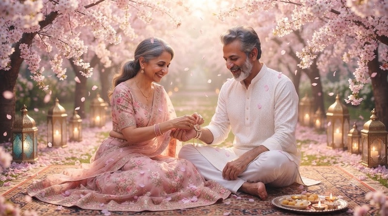 cherry blossom raksha bandhan