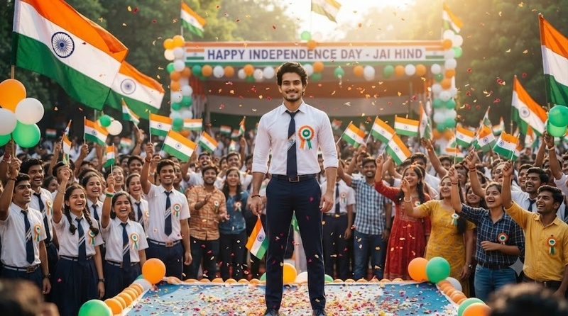 college independence day celebration