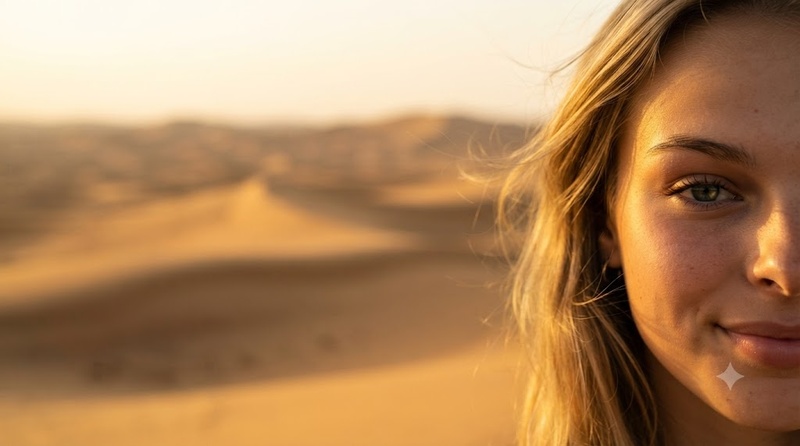 desert sunset image