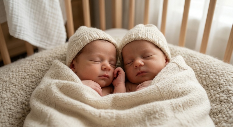 gemini ai photo prompt twin baby realistic newborn portraits