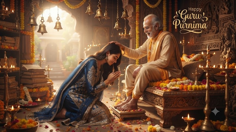 guru feet ceremony