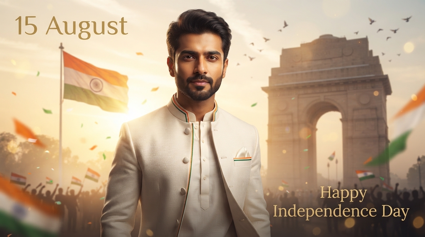 india gate independence day